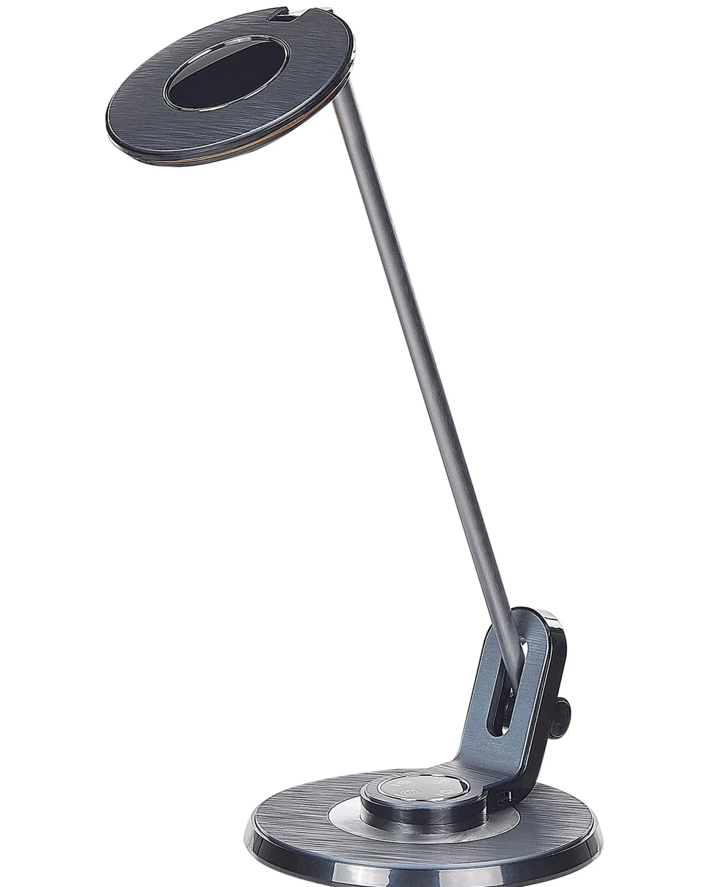 Lampa biurkowa LED CORVUS Ze ściemniaczem Metal Czarny