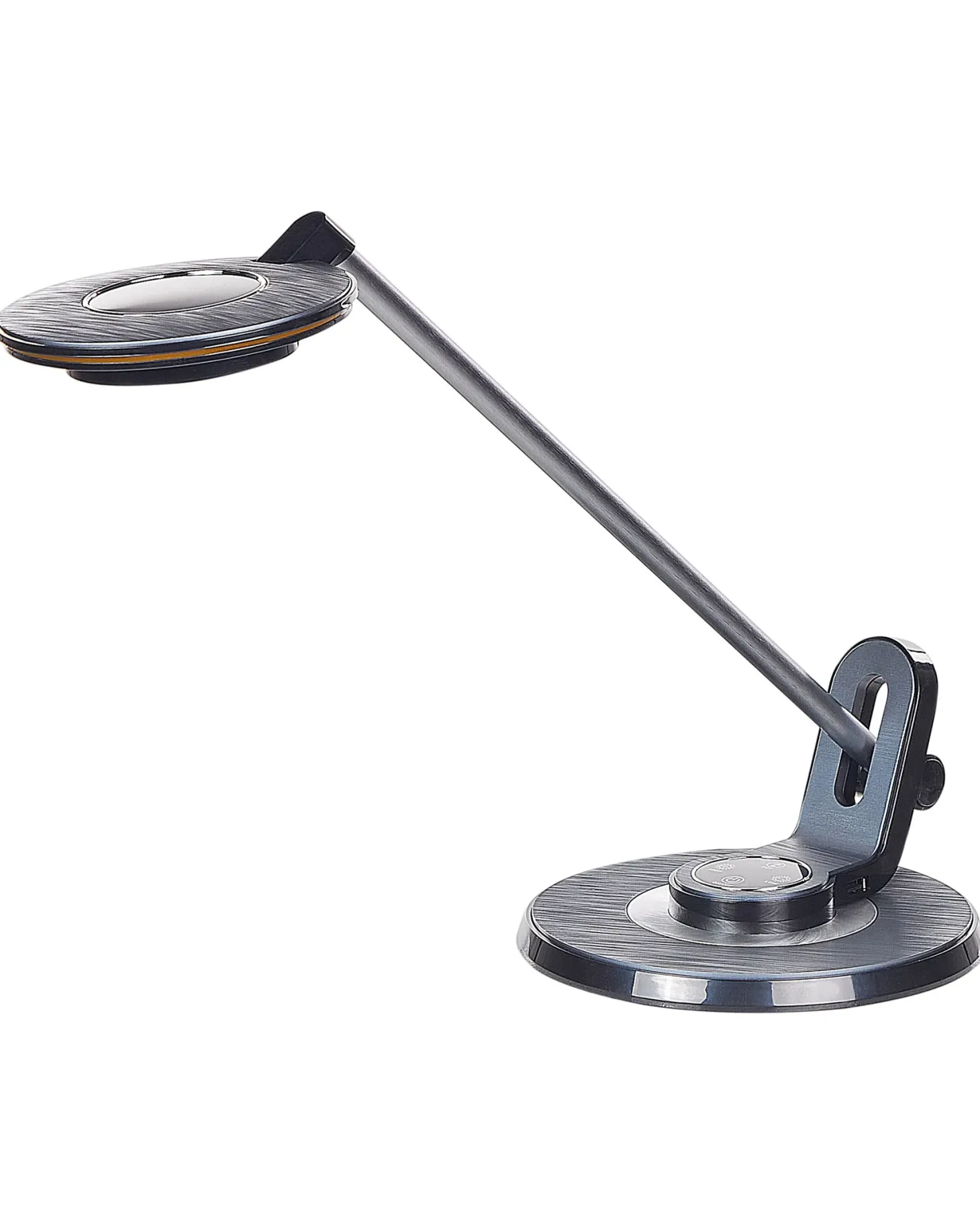 Lampa biurkowa LED CORVUS Ze ściemniaczem Metal Czarny