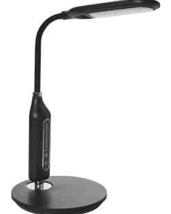 Lampa biurkowa LED CYGNUS Ze ściemniaczem Metal Czarny