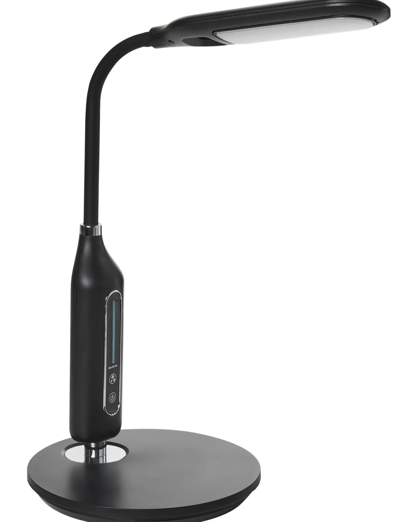 Lampa biurkowa LED CYGNUS Ze ściemniaczem Metal Czarny