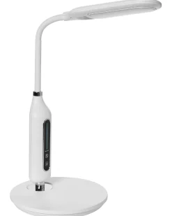 Lampa biurkowa LED CYGNUS Ze ściemniaczem Metal Biały