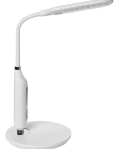 Lampa biurkowa LED CYGNUS Ze ściemniaczem Metal Biały