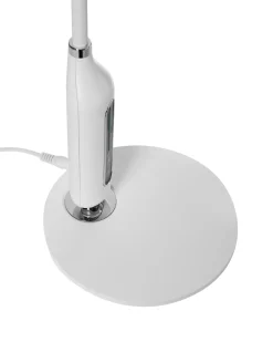 Lampa biurkowa LED CYGNUS Ze ściemniaczem Metal Biały