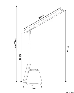 Lampa biurkowa LED DENEB Ze ściemniaczem Biały