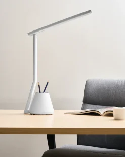 Lampa biurkowa LED DENEB Ze ściemniaczem Biały