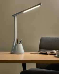 Lampa biurkowa LED DENEB Ze ściemniaczem Błękitny