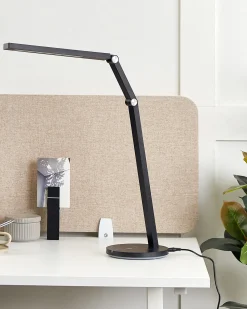 Lampa biurkowa LED DORADO Ze ściemniaczem Metal Czarny