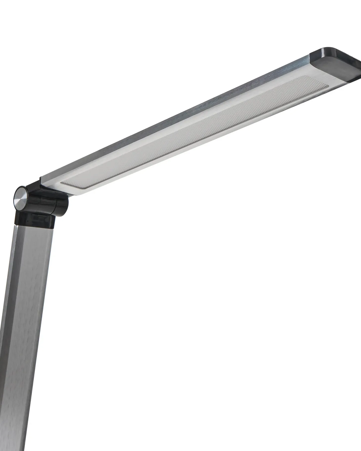 Lampa biurkowa LED ENIF Z ładowarką indukcyjną Srebrny