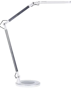 Lampa biurkowa LED GRUS Ze ściemniaczem Metal Srebrny