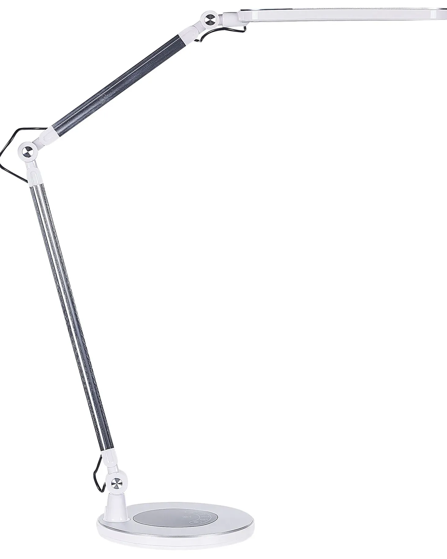 Lampa biurkowa LED GRUS Ze ściemniaczem Metal Srebrny