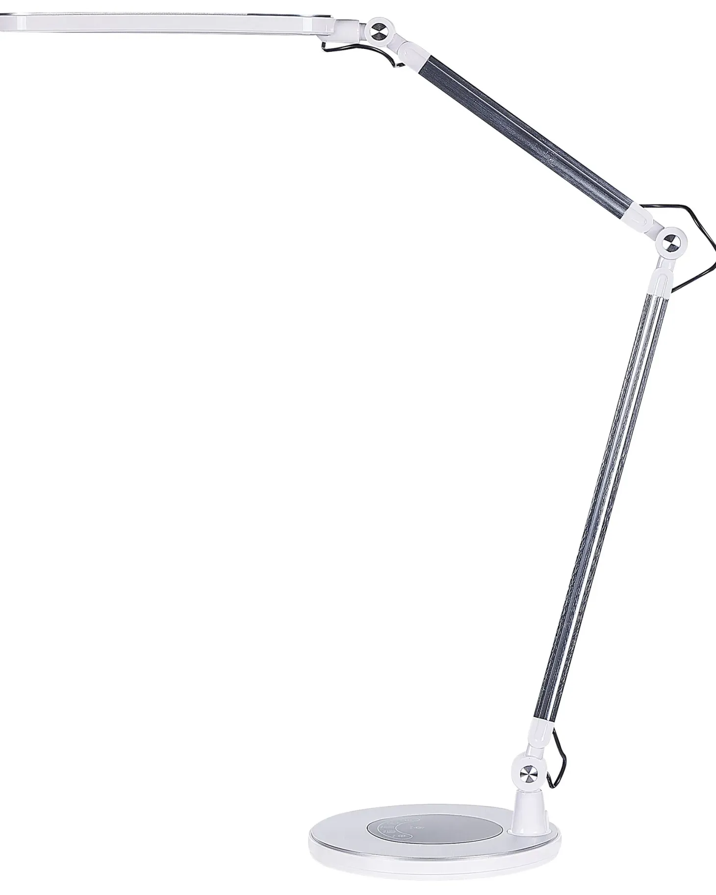 Lampa biurkowa LED GRUS Ze ściemniaczem Metal Srebrny