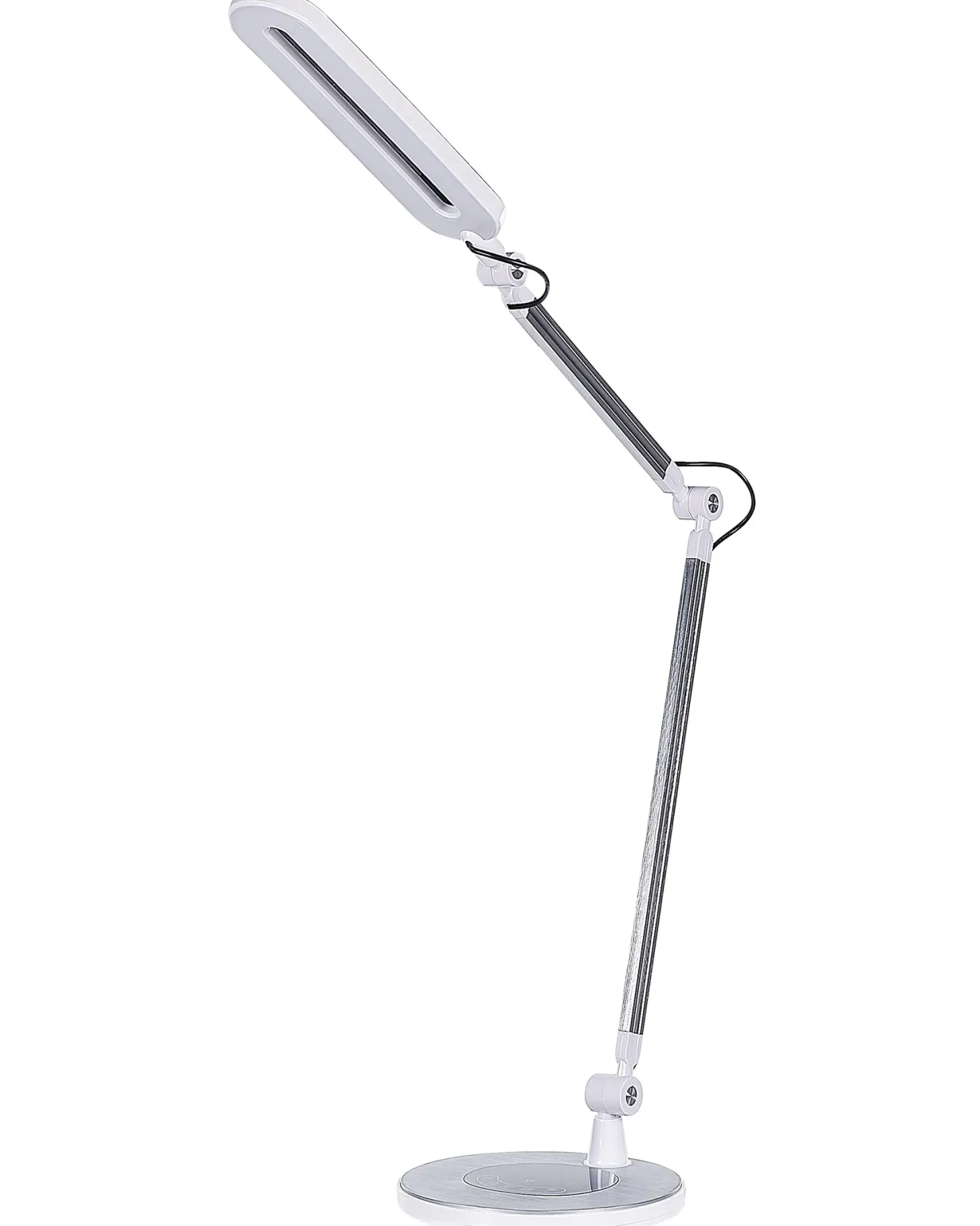 Lampa biurkowa LED GRUS Ze ściemniaczem Metal Srebrny