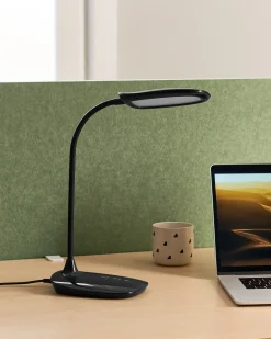 Lampa biurkowa LED HYDRA Ze ściemniaczem Czarny