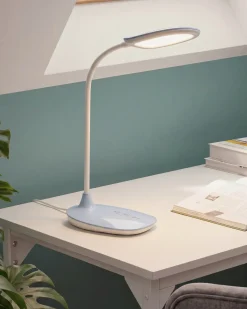 Lampa biurkowa LED HYDRA Ze ściemniaczem Błękitny
