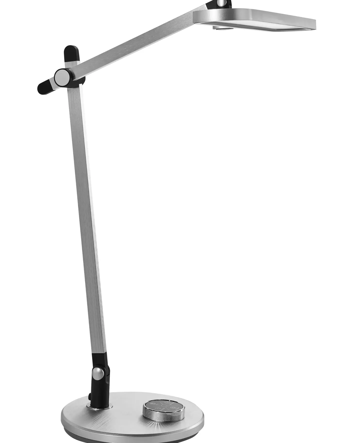 Lampa biurkowa LED HYDRUS Ze ściemniaczem Srebrny