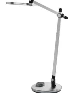 Lampa biurkowa LED HYDRUS Ze ściemniaczem Srebrny