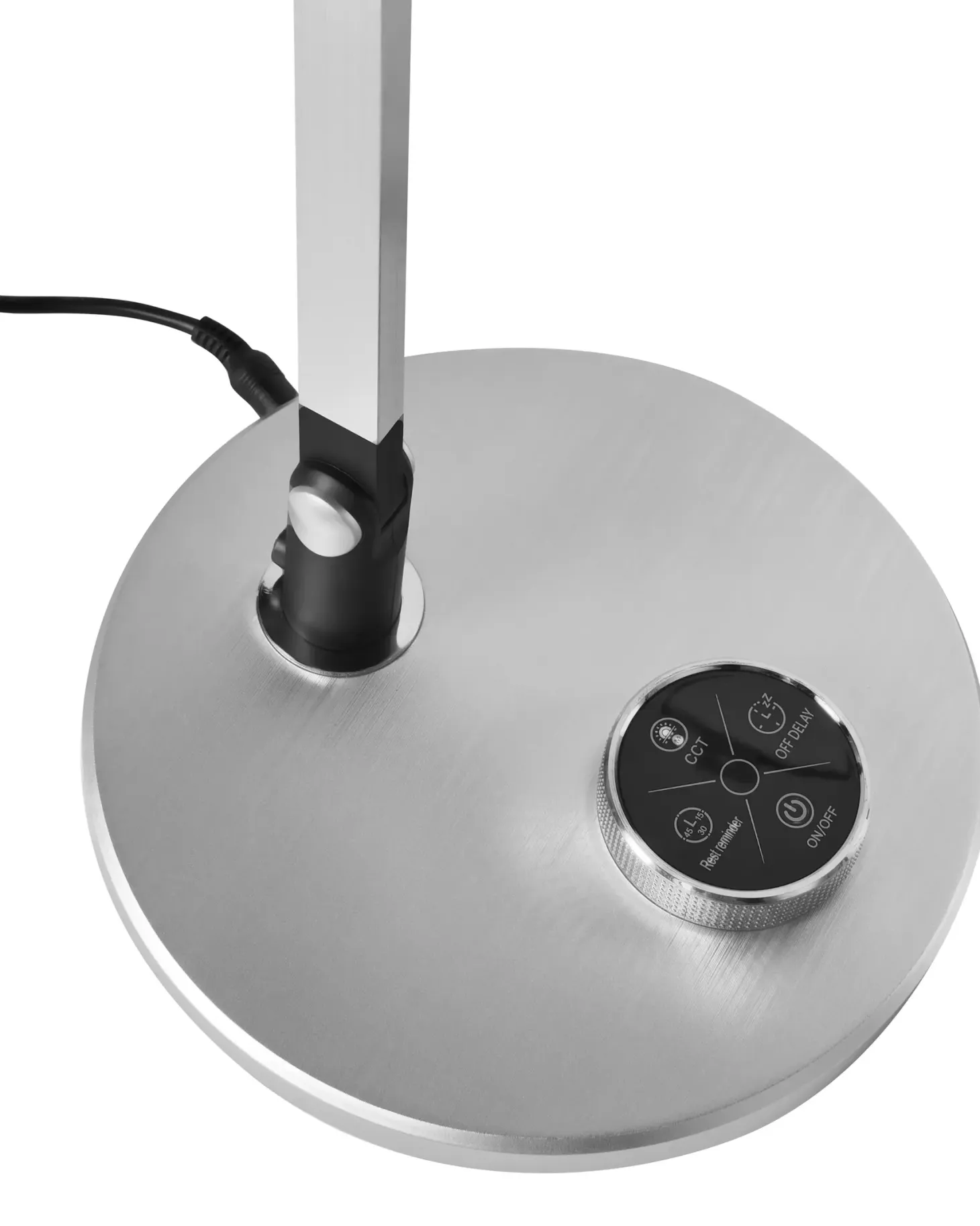Lampa biurkowa LED HYDRUS Ze ściemniaczem Srebrny