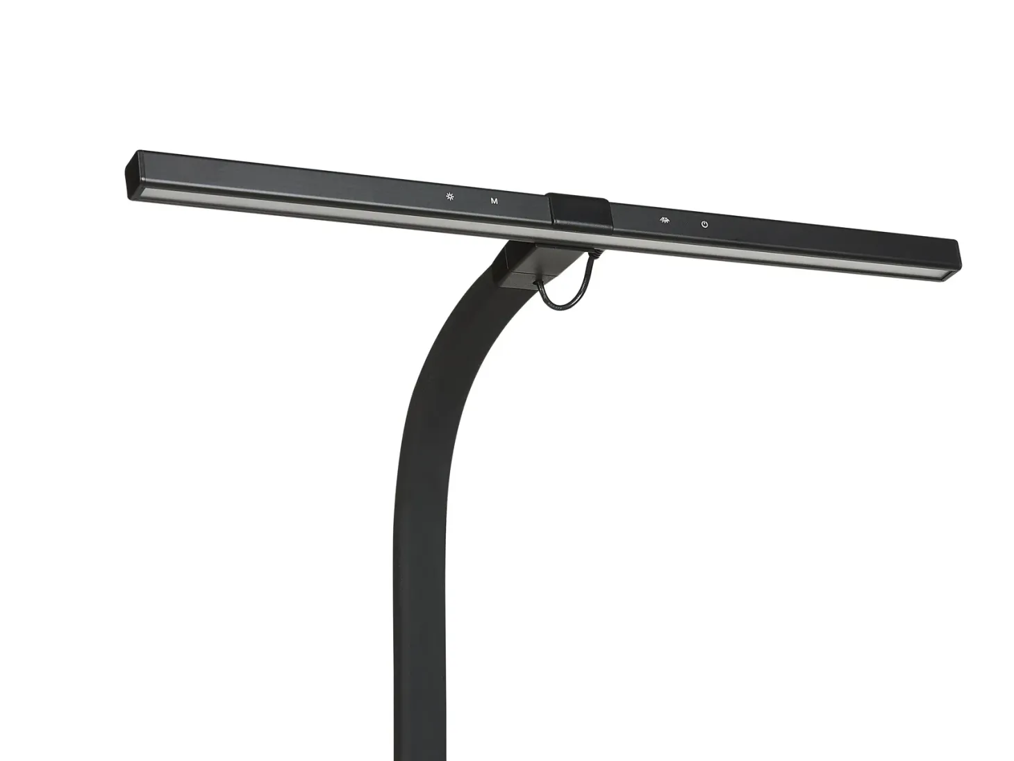 Lampa biurkowa LED KOURIS Z czujnikiem ruchu Metal Czarny