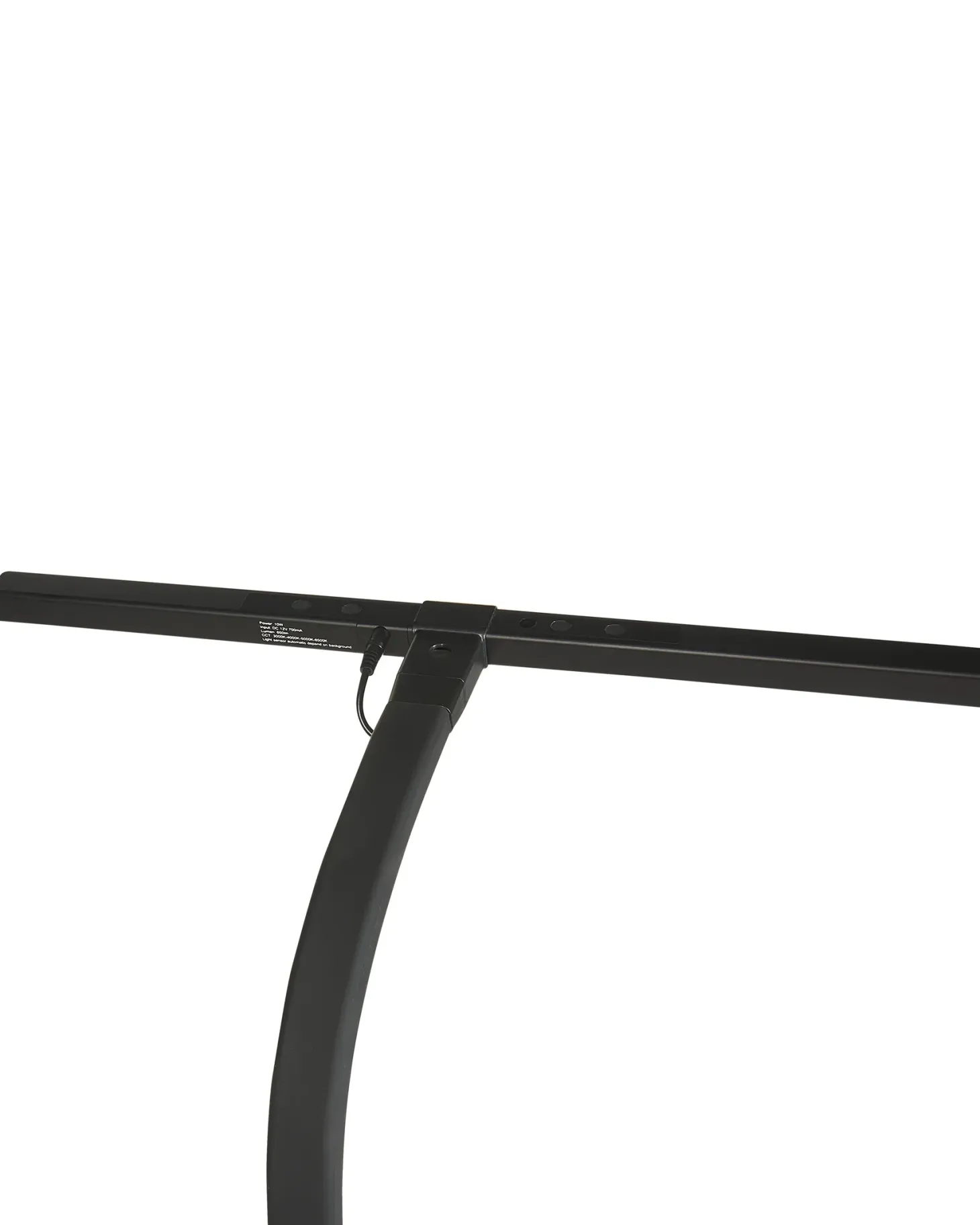 Lampa biurkowa LED KOURIS Z czujnikiem ruchu Metal Czarny