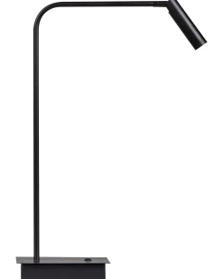 Lampa biurkowa LED LAWSON Regulowana Metal Czarny