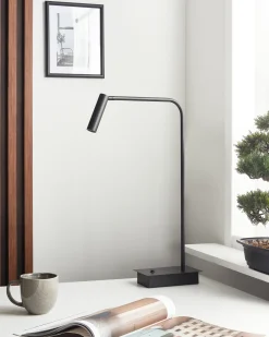 Lampa biurkowa LED LAWSON Regulowana Metal Czarny