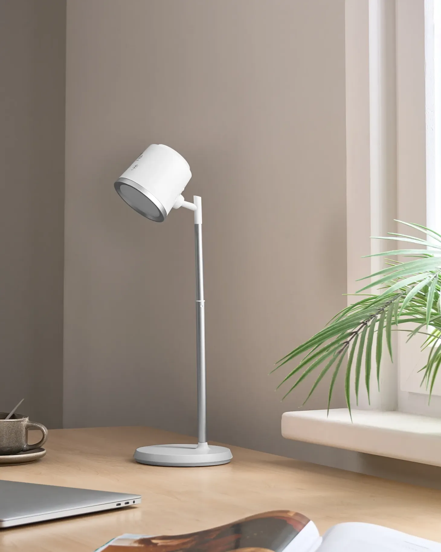 Lampa biurkowa LED LIBRA Ze ściemniaczem Biały