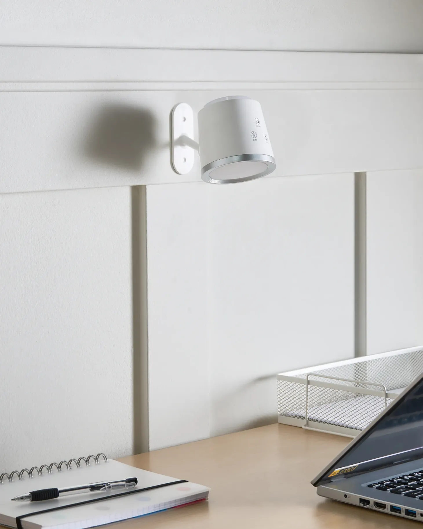 Lampa biurkowa LED LIBRA Ze ściemniaczem Biały