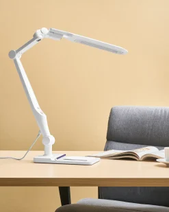 Lampa biurkowa LED PEGASI Ze ściemniaczem Biały