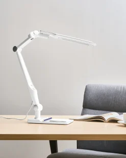 Lampa biurkowa LED PEGASI Ze ściemniaczem Srebrny