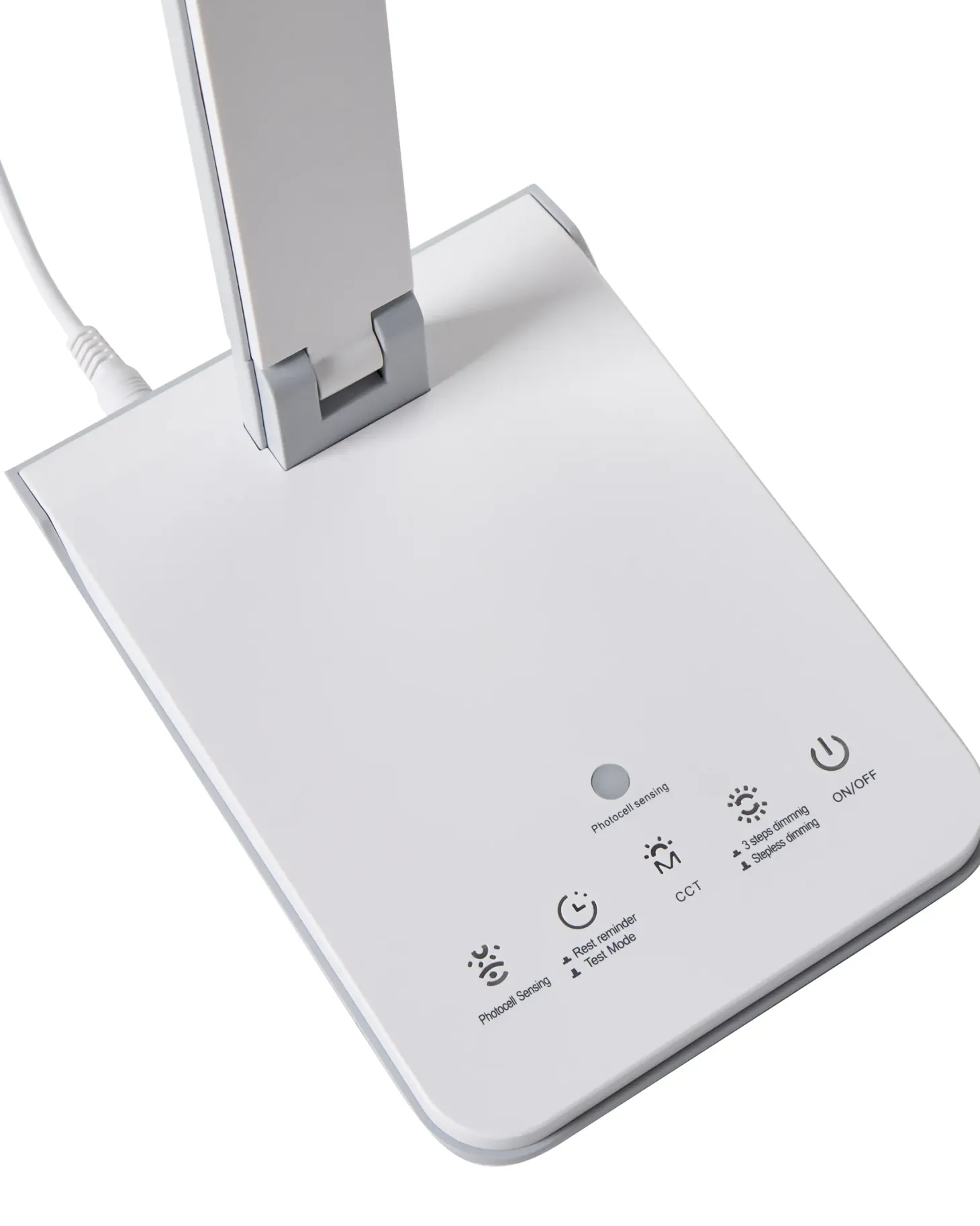 Lampa biurkowa LED PICTOR Ze ściemniaczem Biały