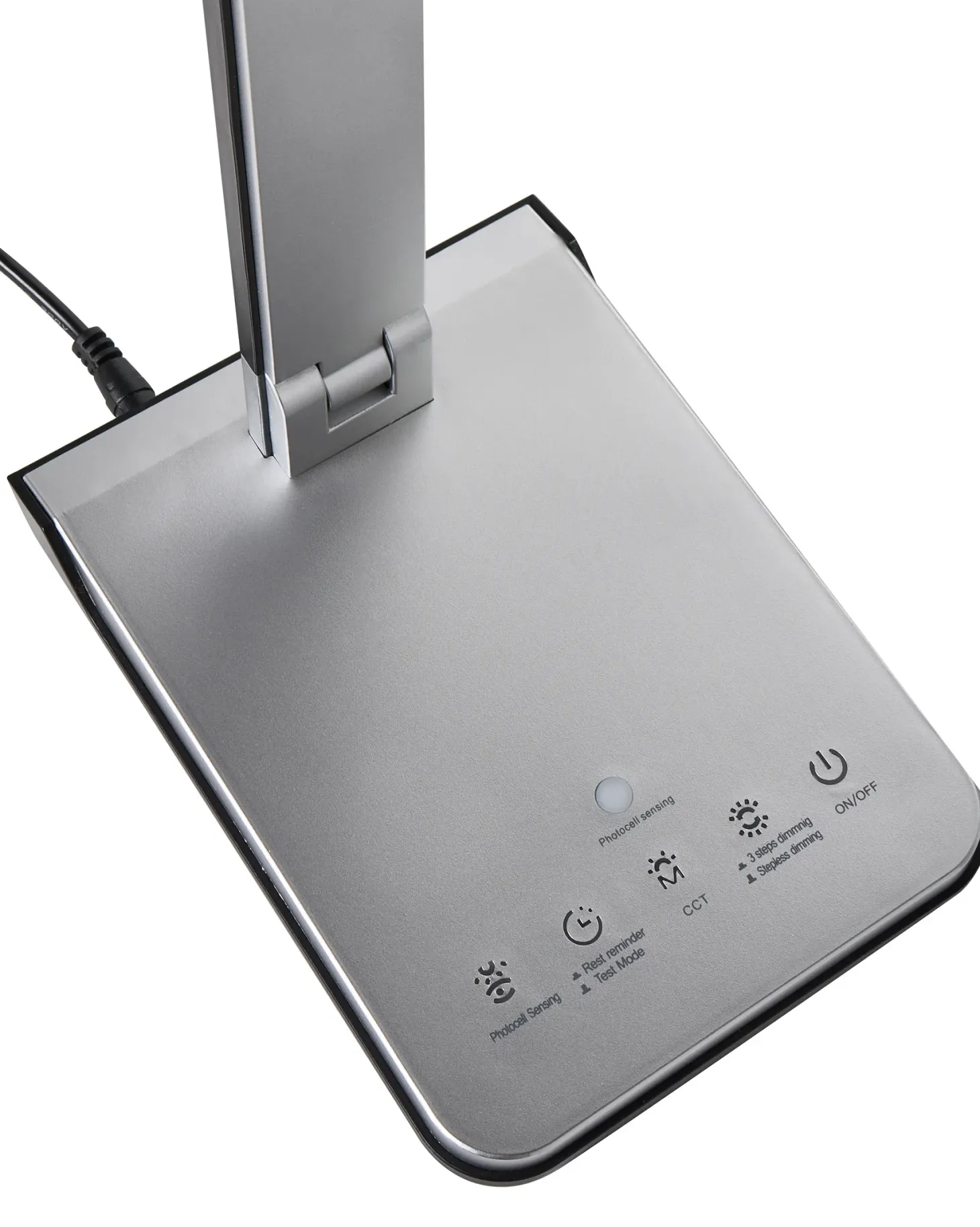 Lampa biurkowa LED PICTOR Ze ściemniaczem Srebrny