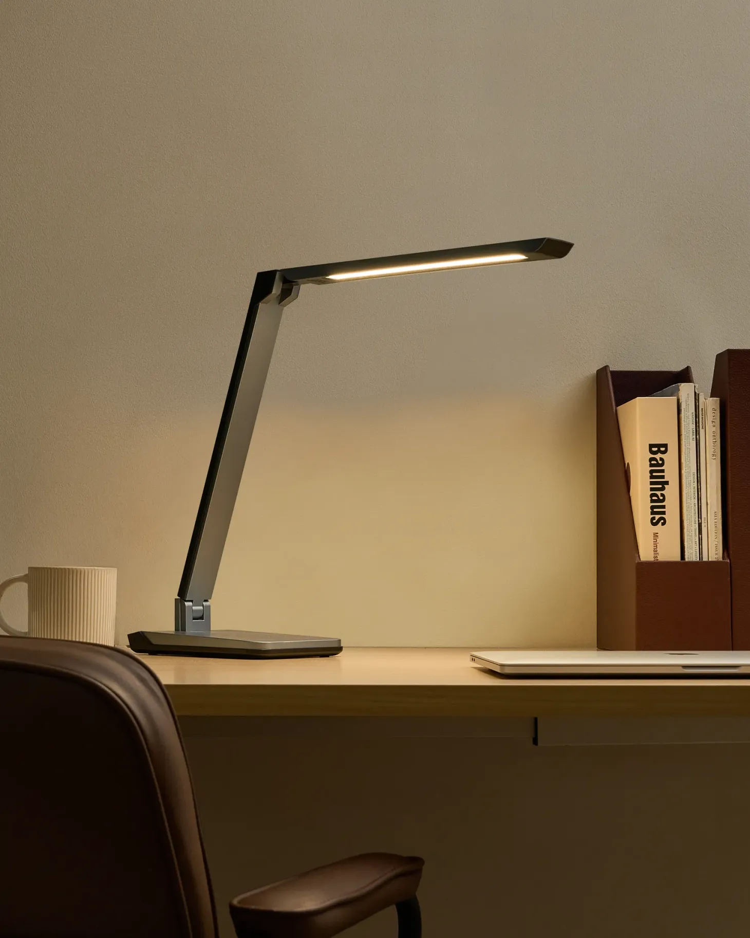 Lampa biurkowa LED PICTOR Ze ściemniaczem Ciemnoszary