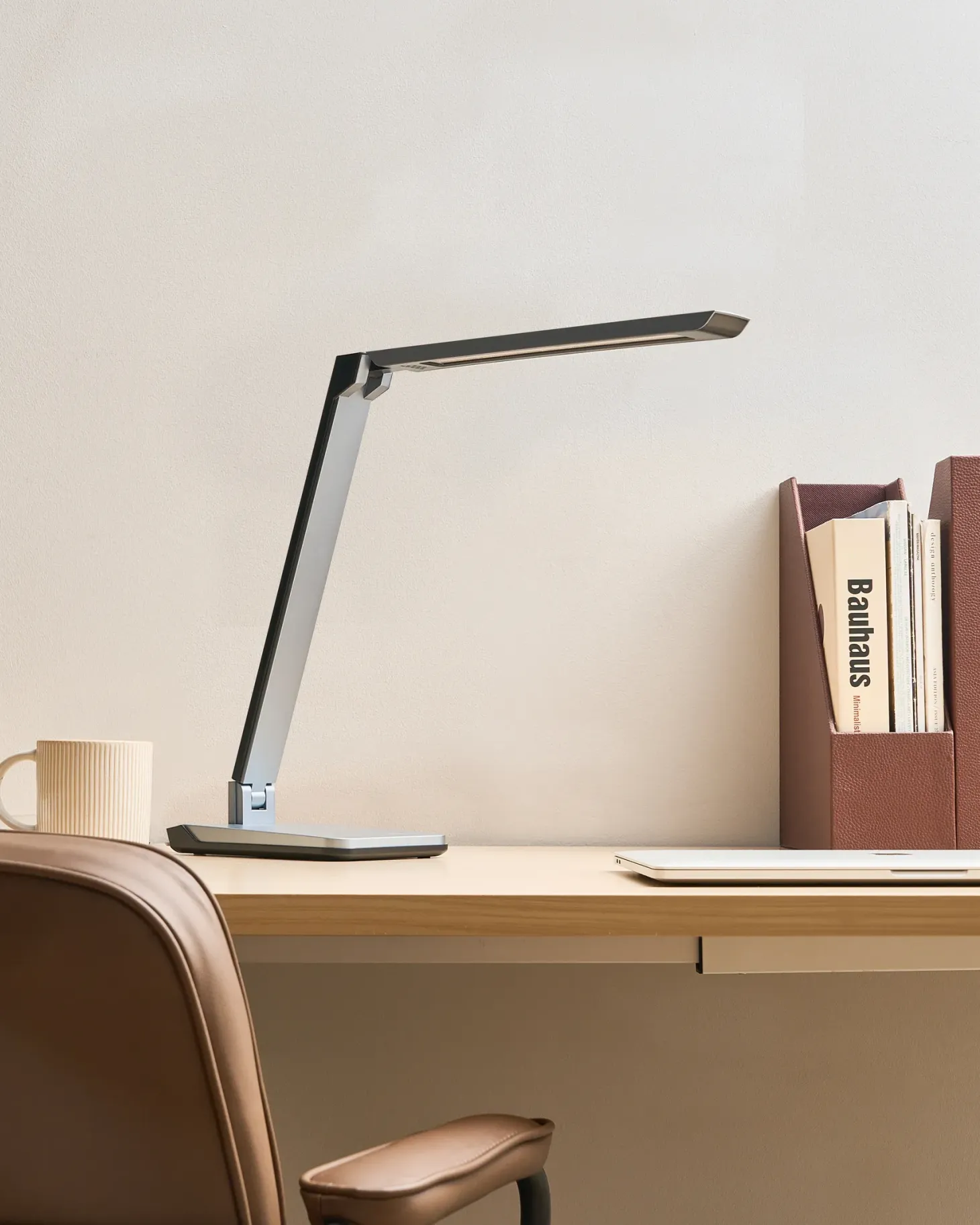 Lampa biurkowa LED PICTOR Ze ściemniaczem Ciemnoszary