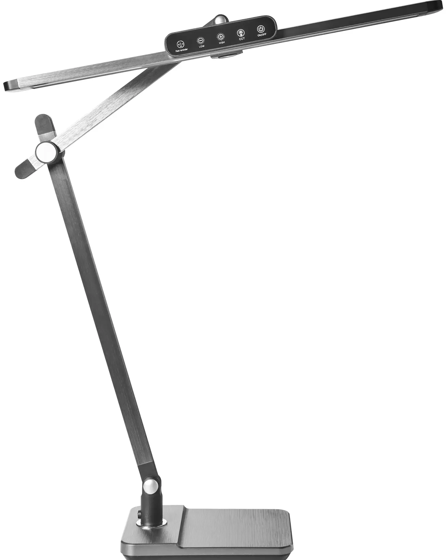 Lampa biurkowa LED SERPENS Ze ściemniaczem Szary