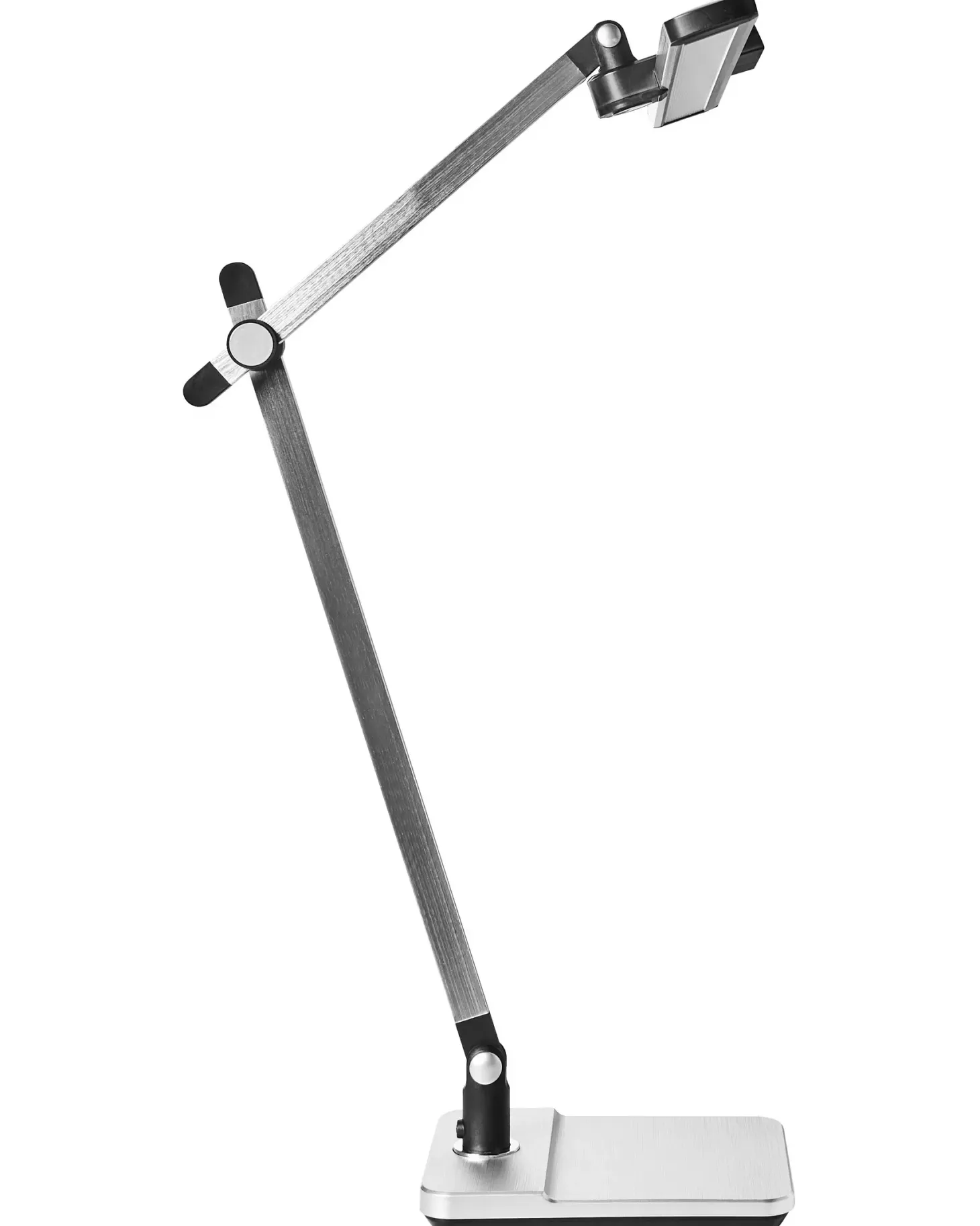 Lampa biurkowa LED SERPENS Ze ściemniaczem Srebrny
