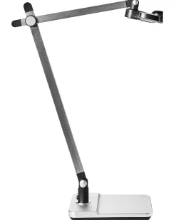 Lampa biurkowa LED SERPENS Ze ściemniaczem Srebrny