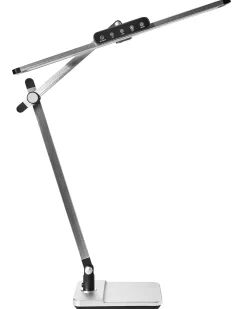 Lampa biurkowa LED SERPENS Ze ściemniaczem Srebrny