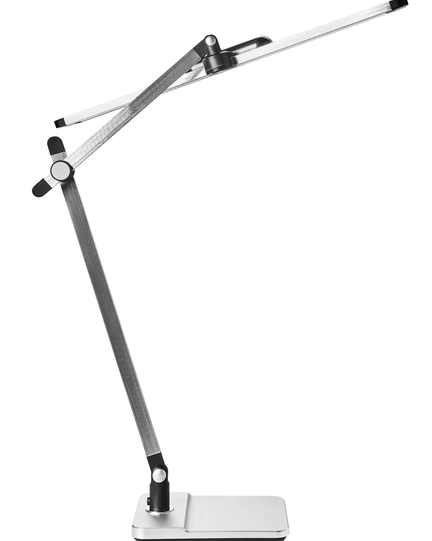 Lampa biurkowa LED SERPENS Ze ściemniaczem Srebrny