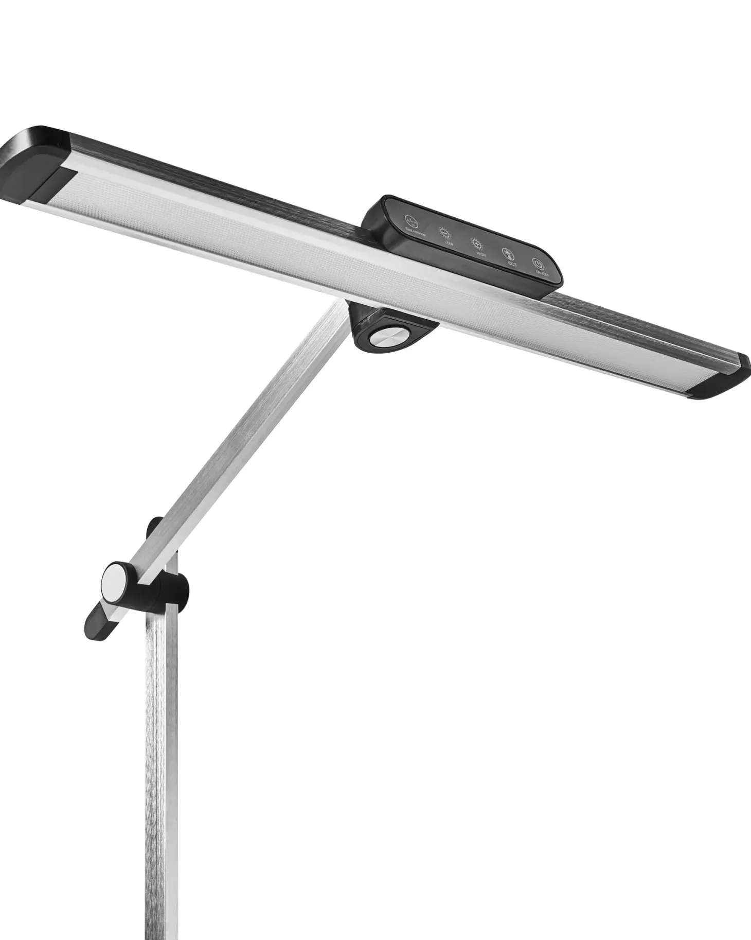 Lampa biurkowa LED SERPENS Ze ściemniaczem Srebrny