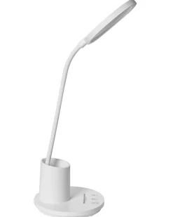 Lampa biurkowa LED VELA Ze ściemniaczem Biały
