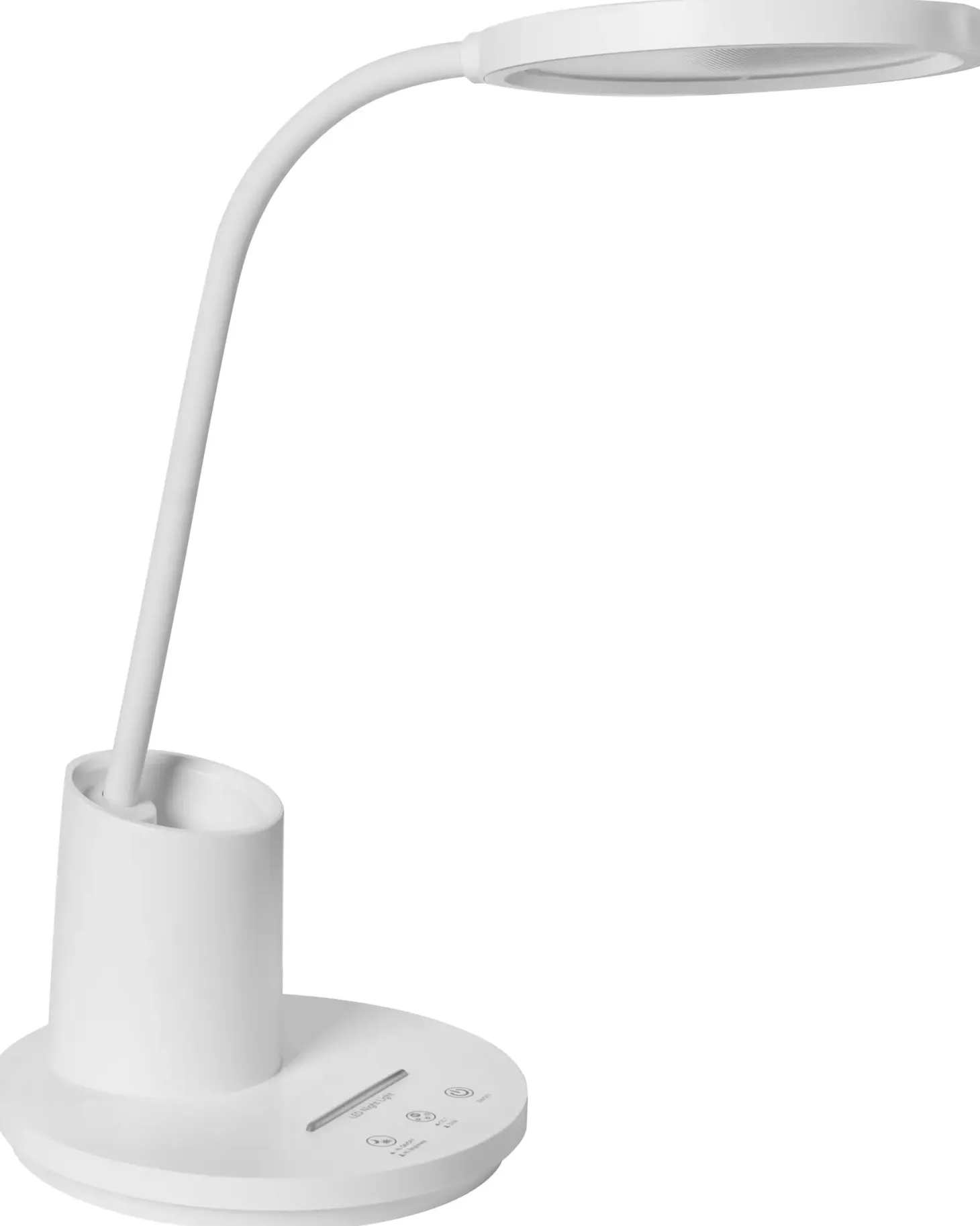 Lampa biurkowa LED VELA Ze ściemniaczem Biały