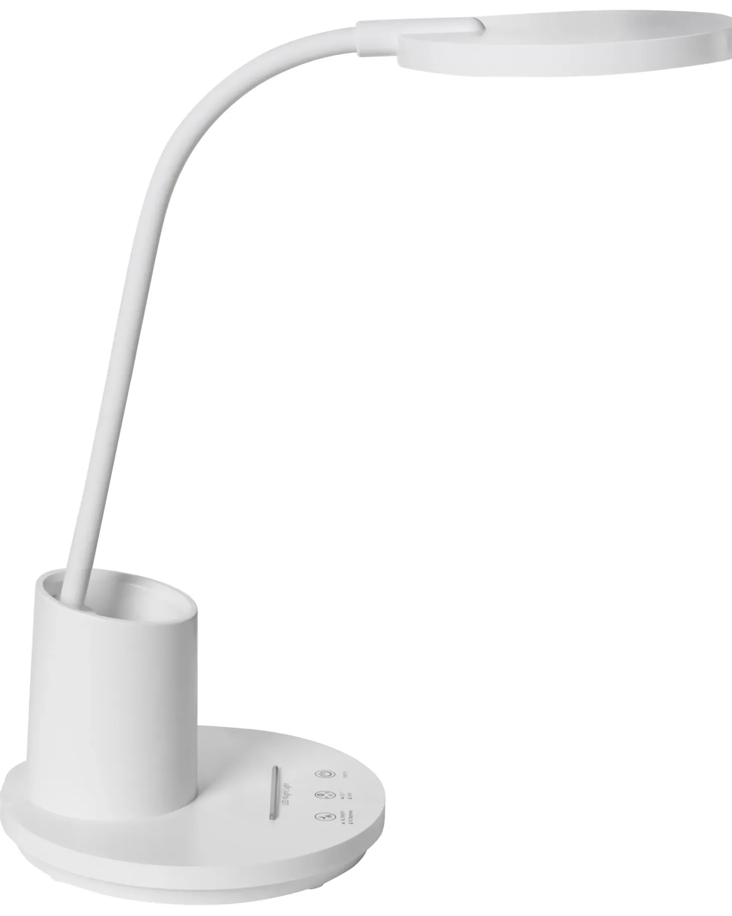 Lampa biurkowa LED VELA Ze ściemniaczem Biały