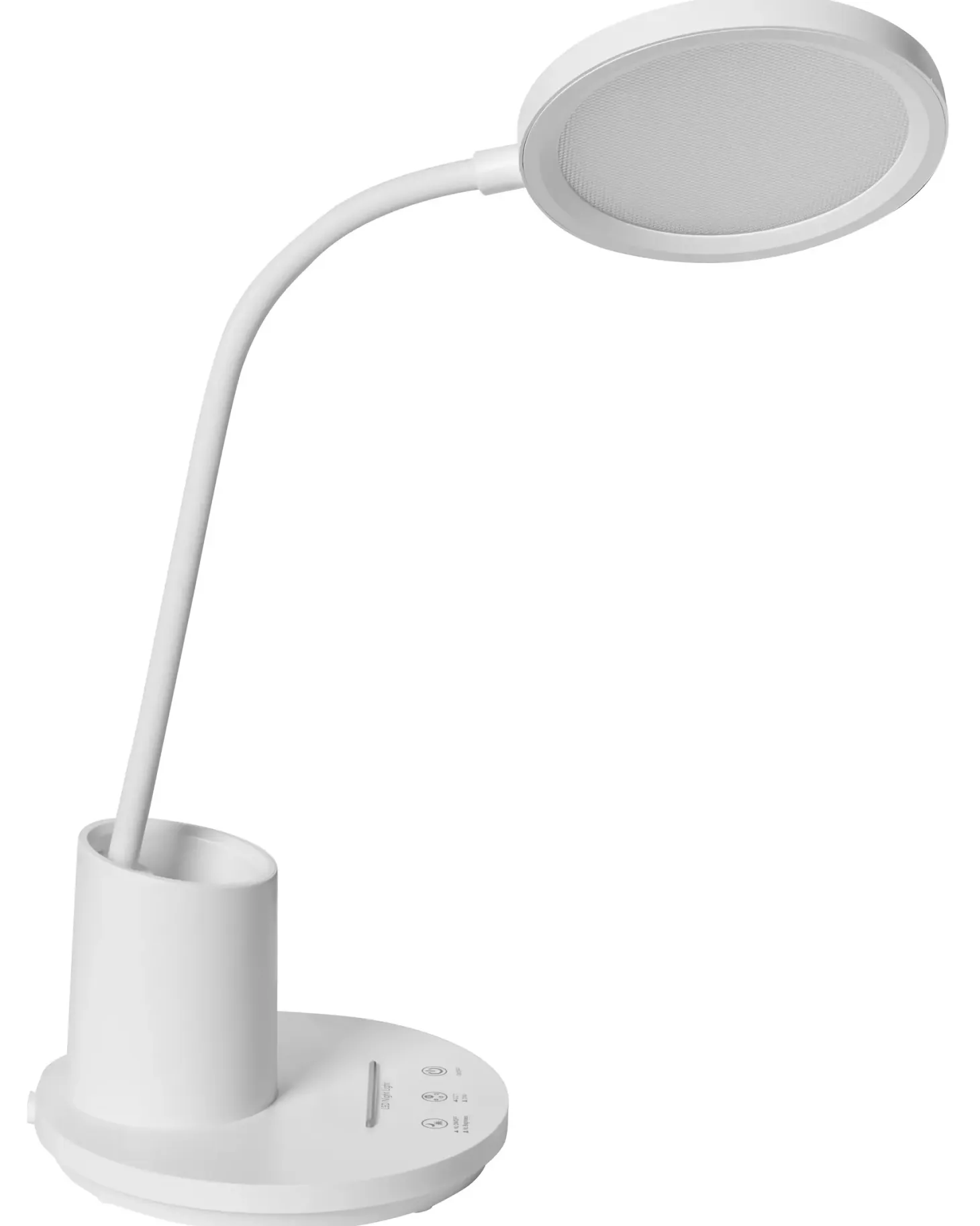 Lampa biurkowa LED VELA Ze ściemniaczem Biały