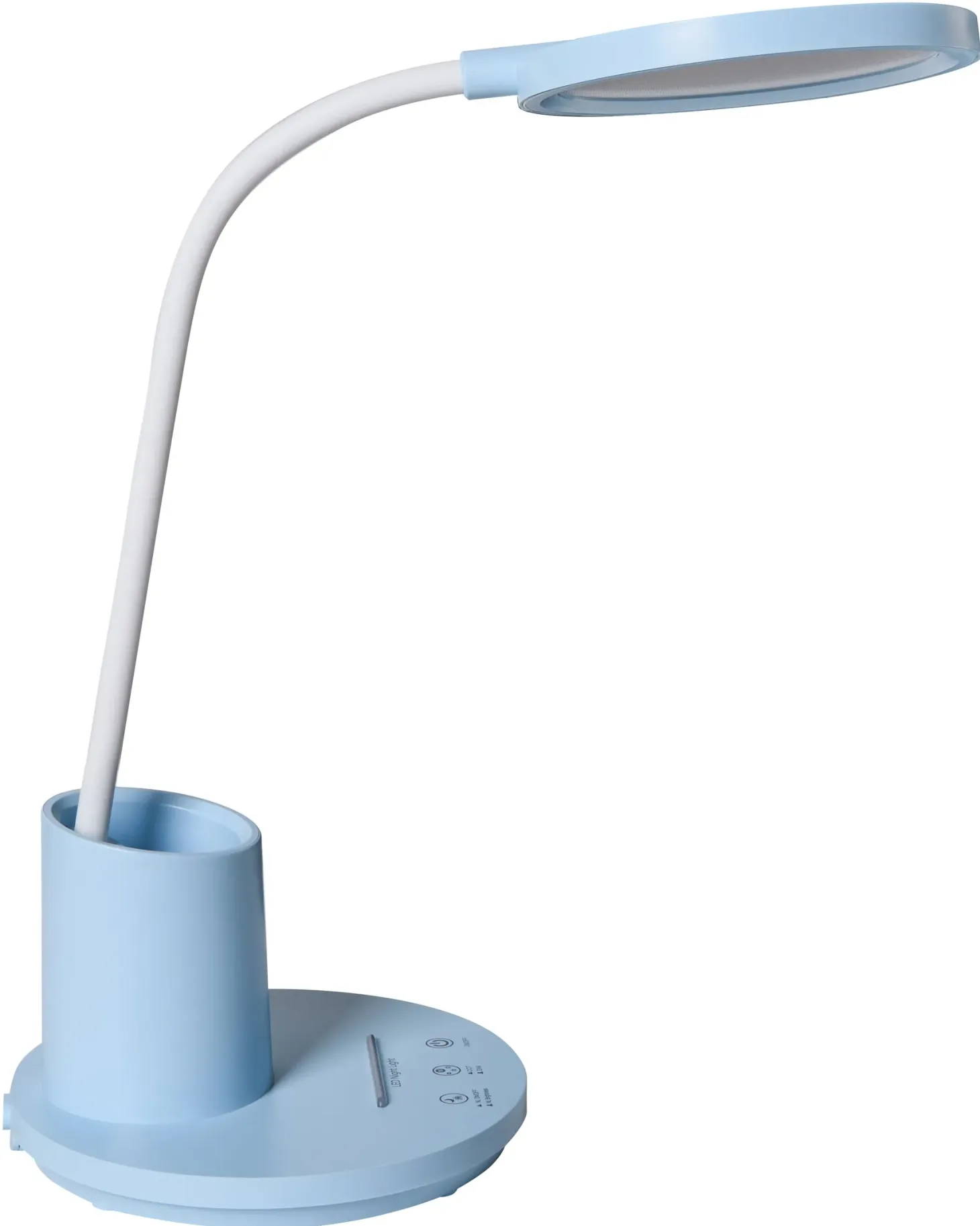 Lampa biurkowa LED VELA Ze ściemniaczem Niebieski