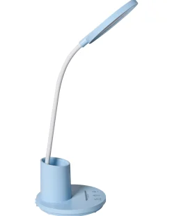 Lampa biurkowa LED VELA Ze ściemniaczem Niebieski