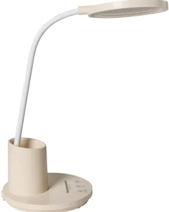 Lampa biurkowa LED VELA Ze ściemniaczem Jasnobeżowy