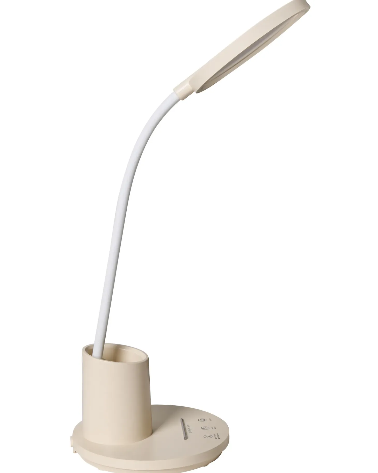 Lampa biurkowa LED VELA Ze ściemniaczem Jasnobeżowy