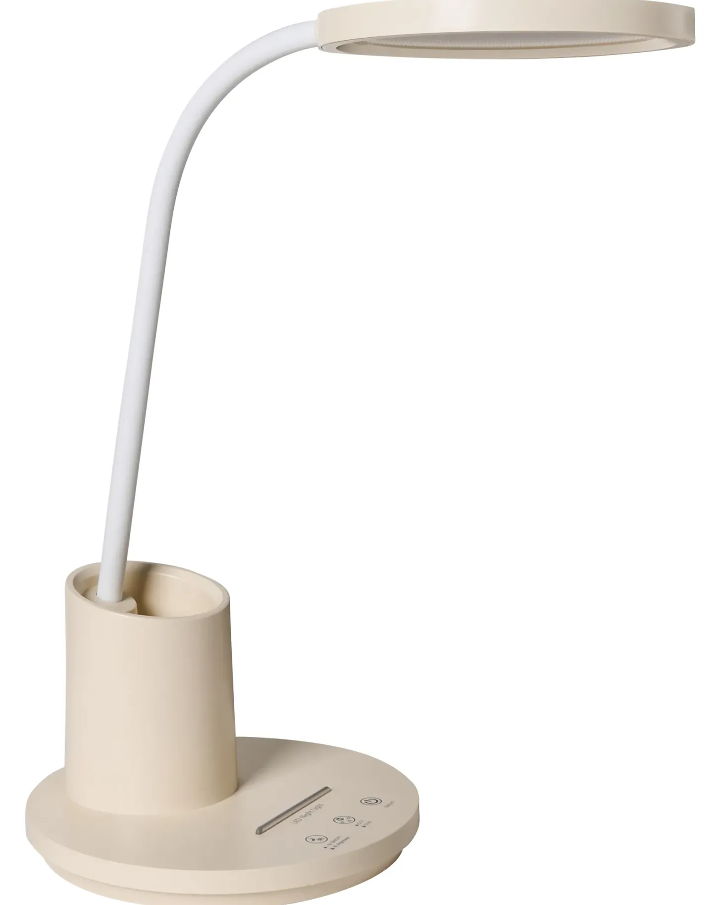 Lampa biurkowa LED VELA Ze ściemniaczem Jasnobeżowy
