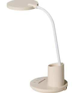 Lampa biurkowa LED VELA Ze ściemniaczem Jasnobeżowy