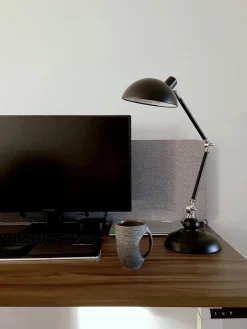 Lampa biurkowa MERAMEC Regulowana Metal Czarny
